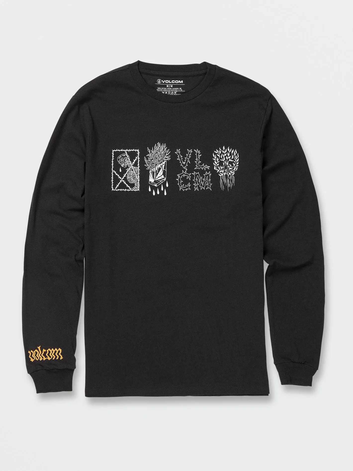 Vaderetro Featured Artist Long Sleeve Tee - Black sold by Volcom product image thumbnail 4