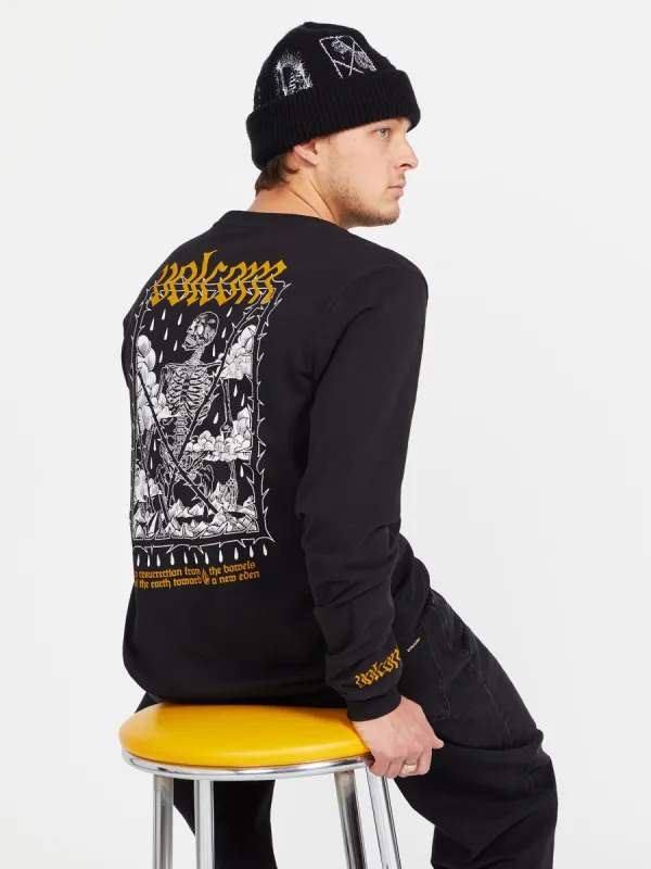 Vaderetro Featured Artist Long Sleeve Tee - Black sold by Volcom
