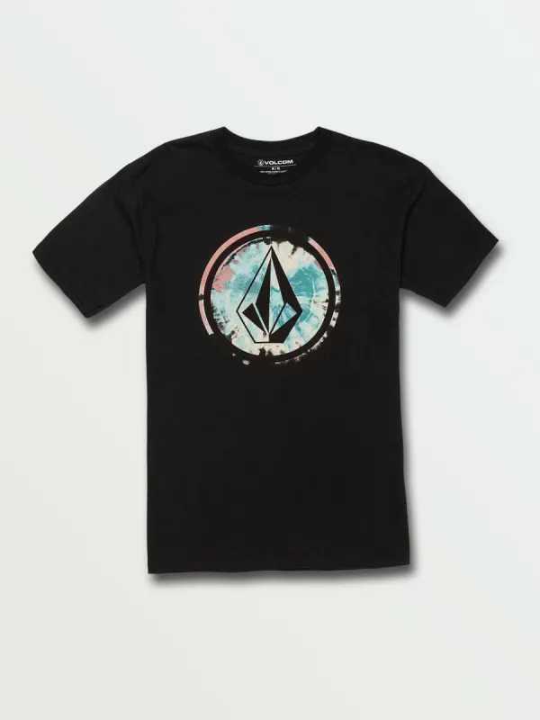 Circle Stone Fill Short Sleeve Tee - Black Combo sold by Volcom
