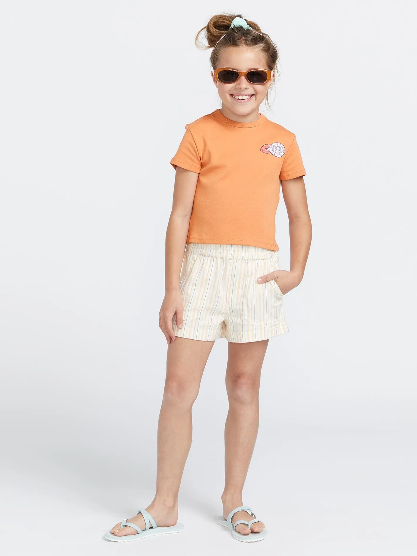 Girls Have A Clue Tee - Wild Ginger sold by Volcom