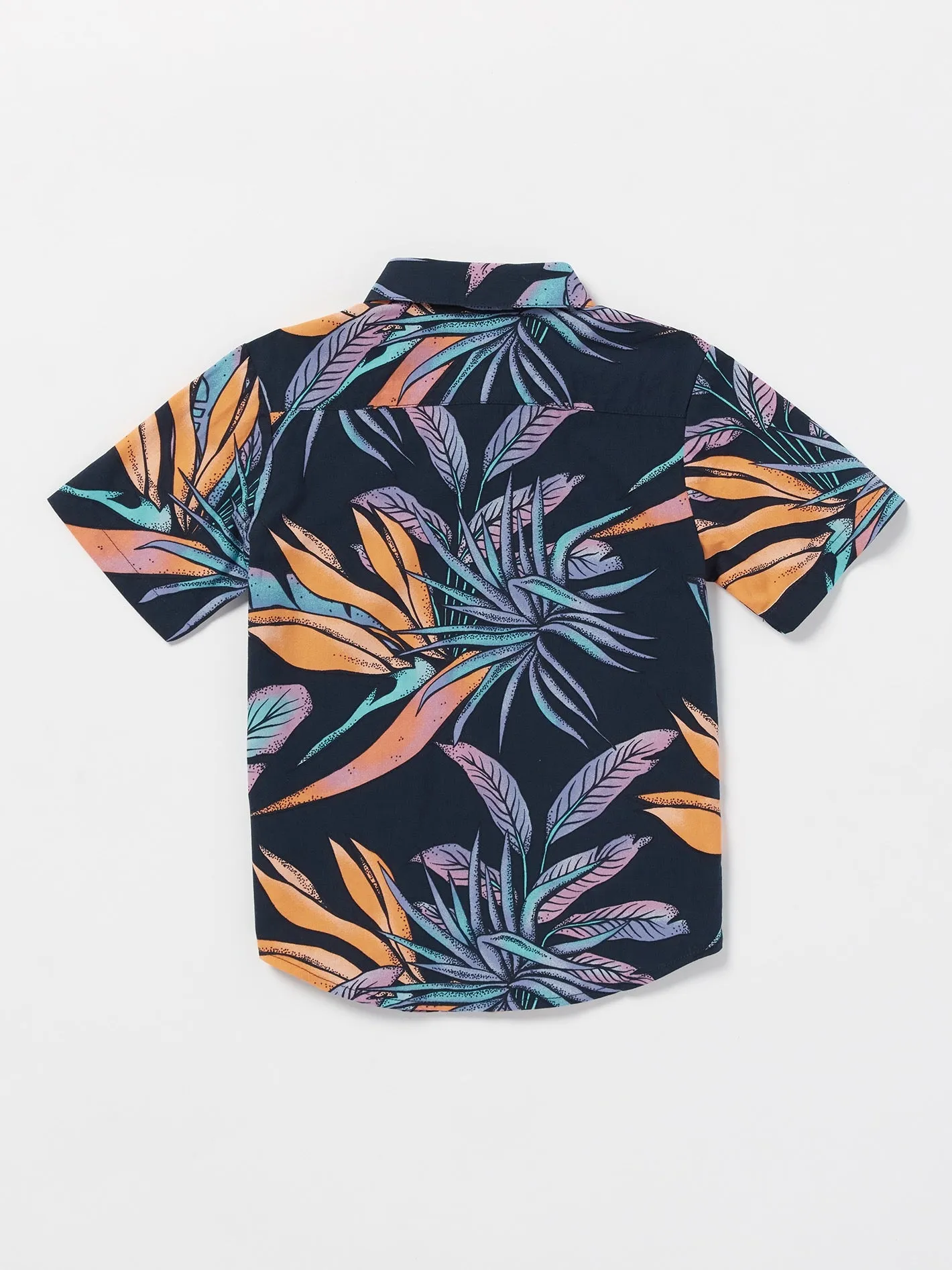 Little Boys Indo Spray Floral Woven Short Sleeve Shirt - Navy sold by Volcom product image thumbnail 4