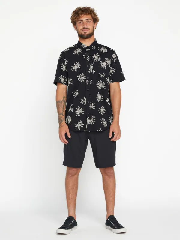 Lazy Dazey Short Sleeve Shirt - Black sold by Volcom