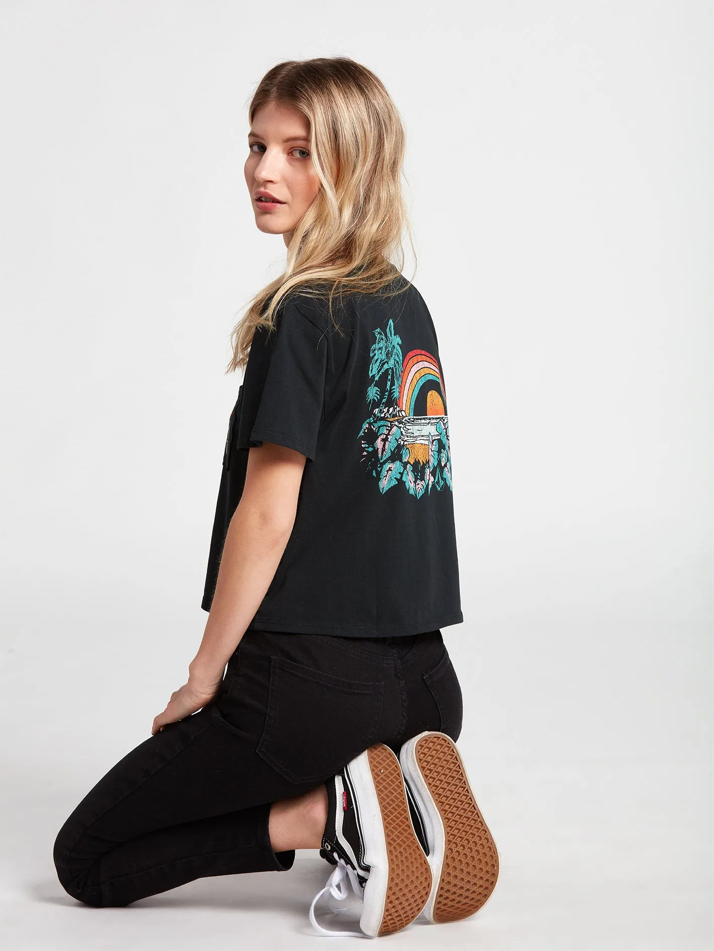 Pocket Dial Tee - Black sold by Volcom product image thumbnail 4