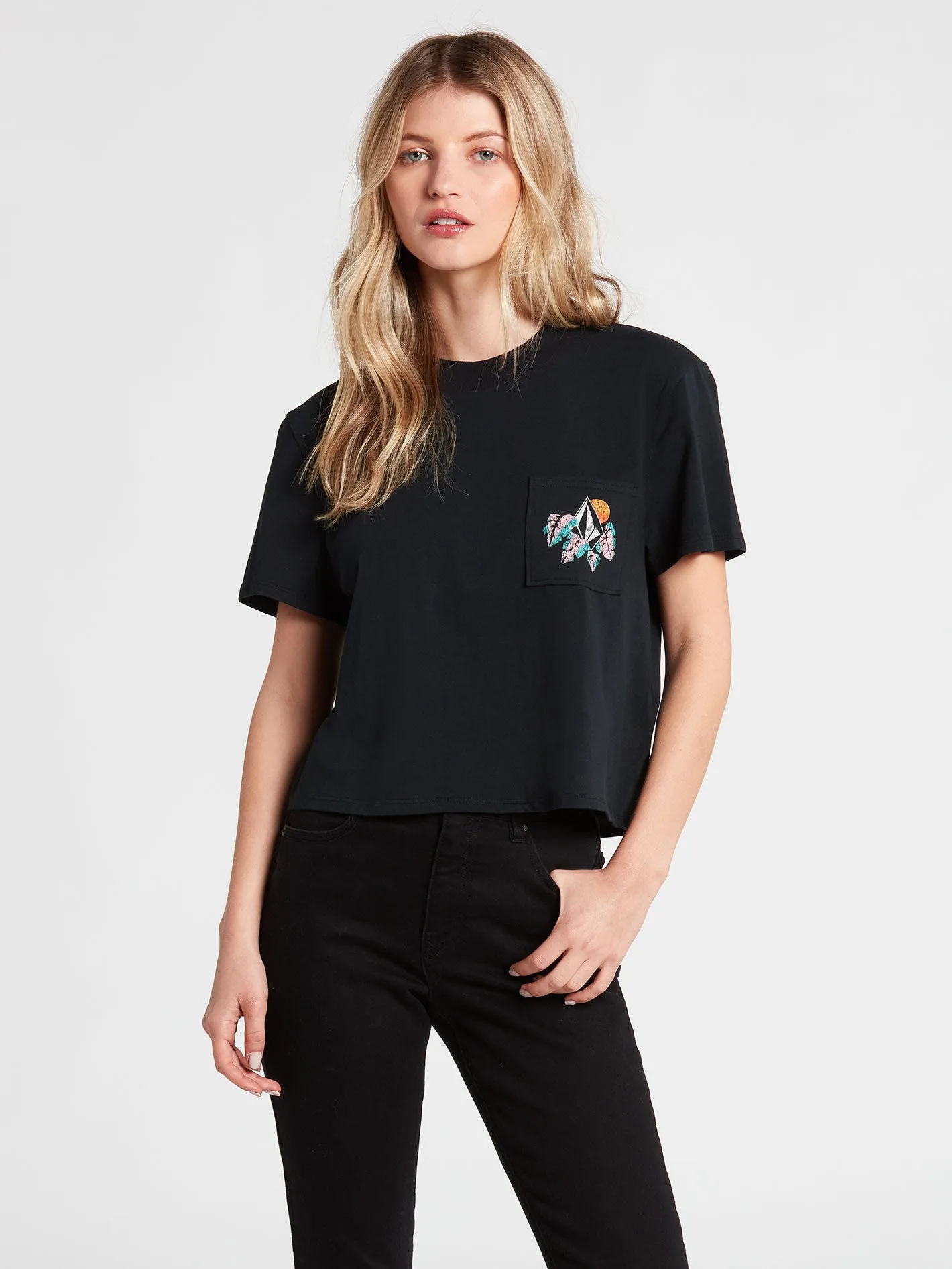 Pocket Dial Tee - Black sold by Volcom