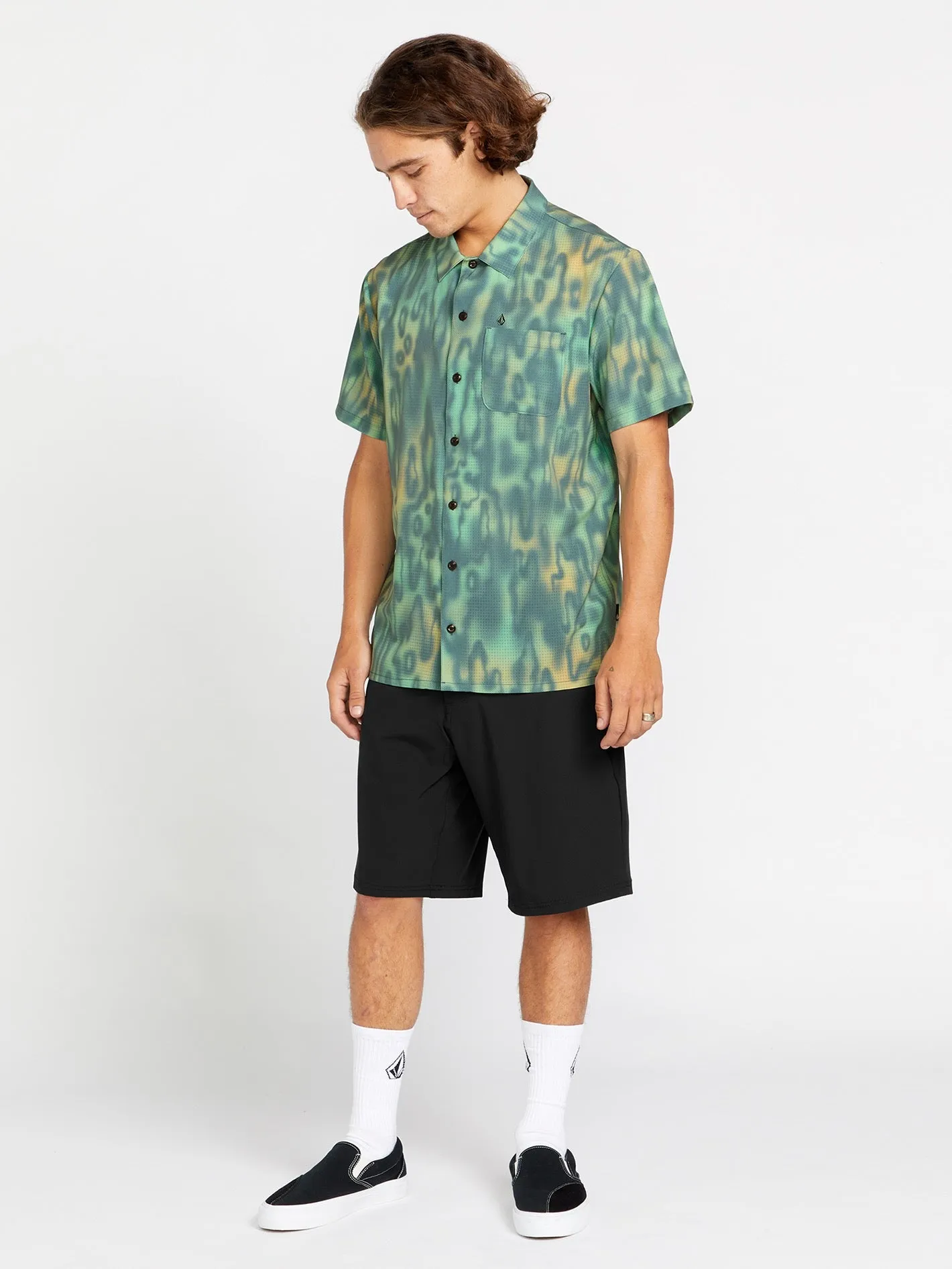 Ridgestone Short Sleeve Shirt - Mysto Green sold by Volcom product image thumbnail 5