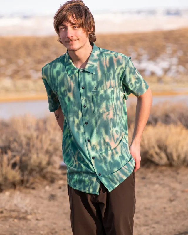 Ridgestone Short Sleeve Shirt - Mysto Green sold by Volcom