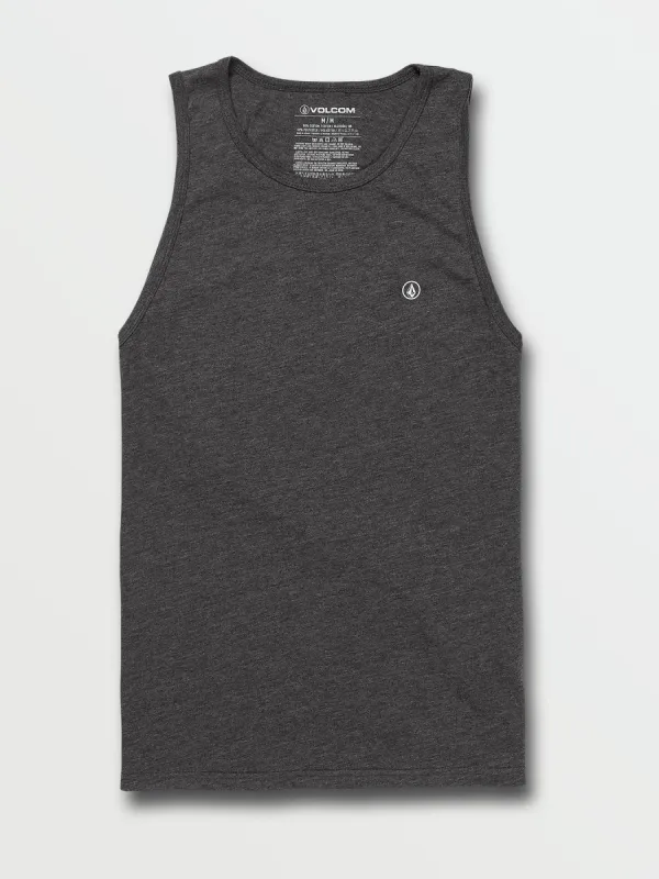 Solid Heather Tank - Heather Black sold by Volcom