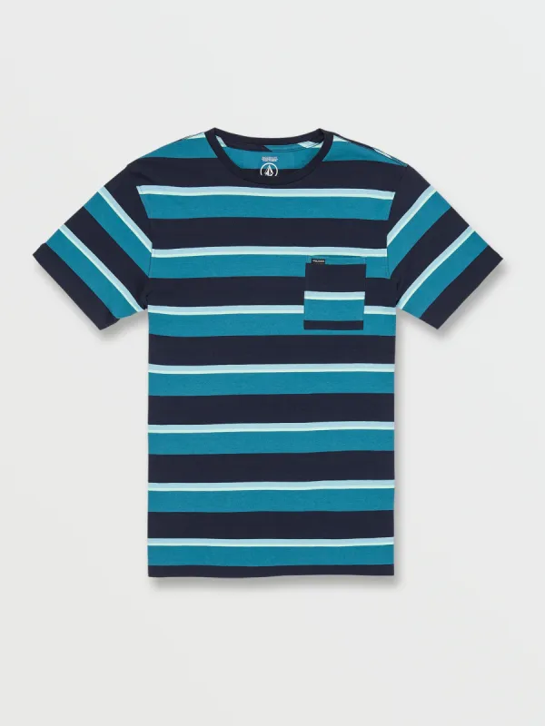 Boldstone Crew Short Sleeve Shirt - Navy sold by Volcom