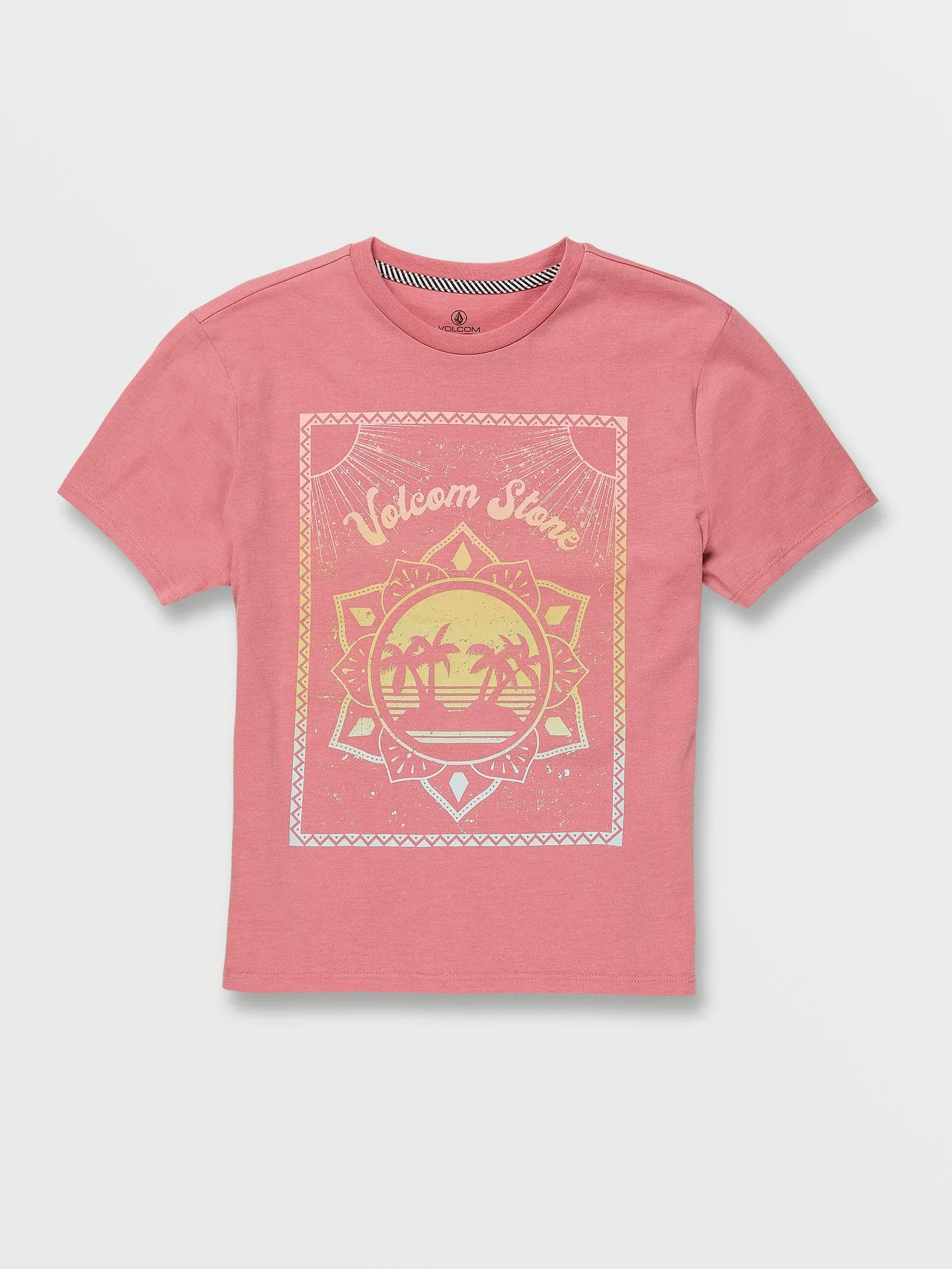 Girls Truly Stoked Boyfriend Tee - Desert Pink sold by Volcom product image thumbnail 3