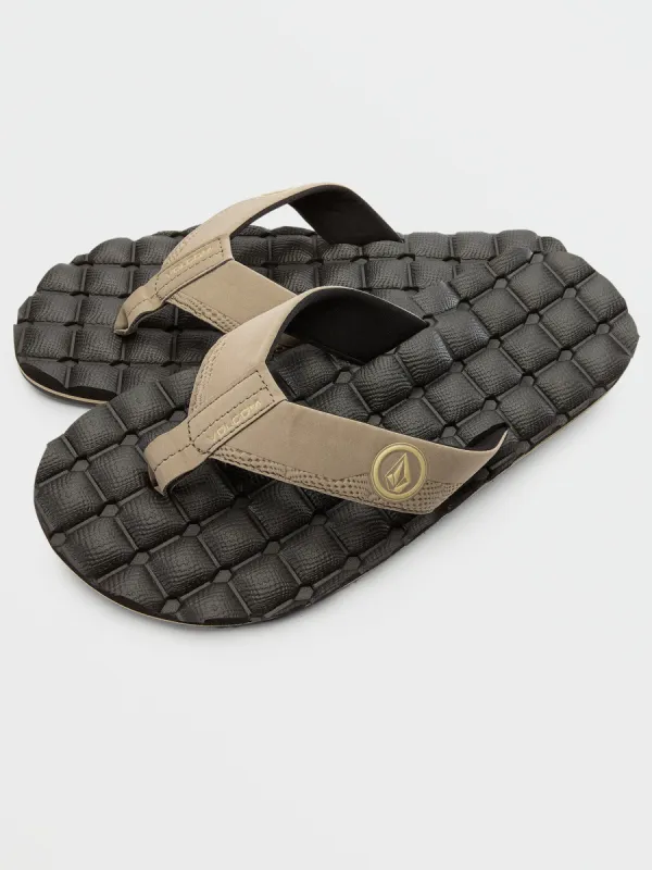 Recliner Sandals - Khaki sold by Volcom