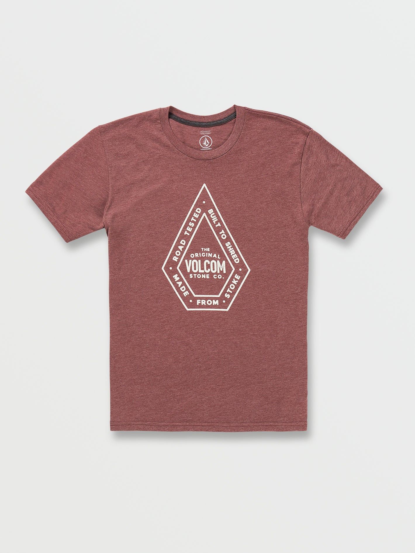 Stone Union Short Sleeve Tee - Port Heather sold by Volcom
