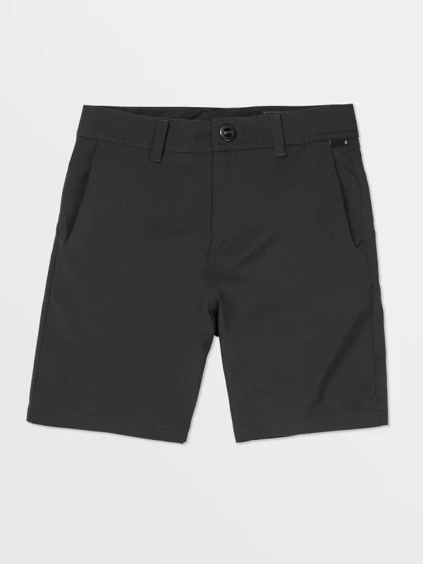 Big Boys Frickin Cross Shred Static Hybrid Shorts - Black Out sold by Volcom
