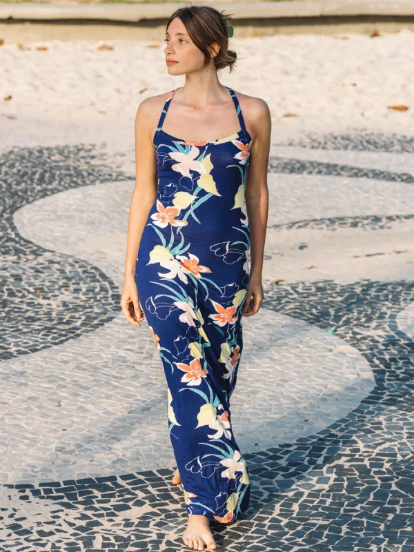 Cabananana Maxi Dress - Navy sold by Volcom