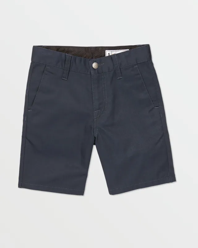 Little Boys Frickin Chino Shorts - Navy sold by Volcom