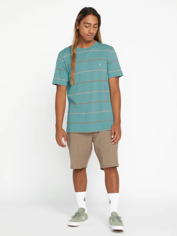 Thortan Crew Short Sleeve Shirt - Coastal Blue made by Volcom