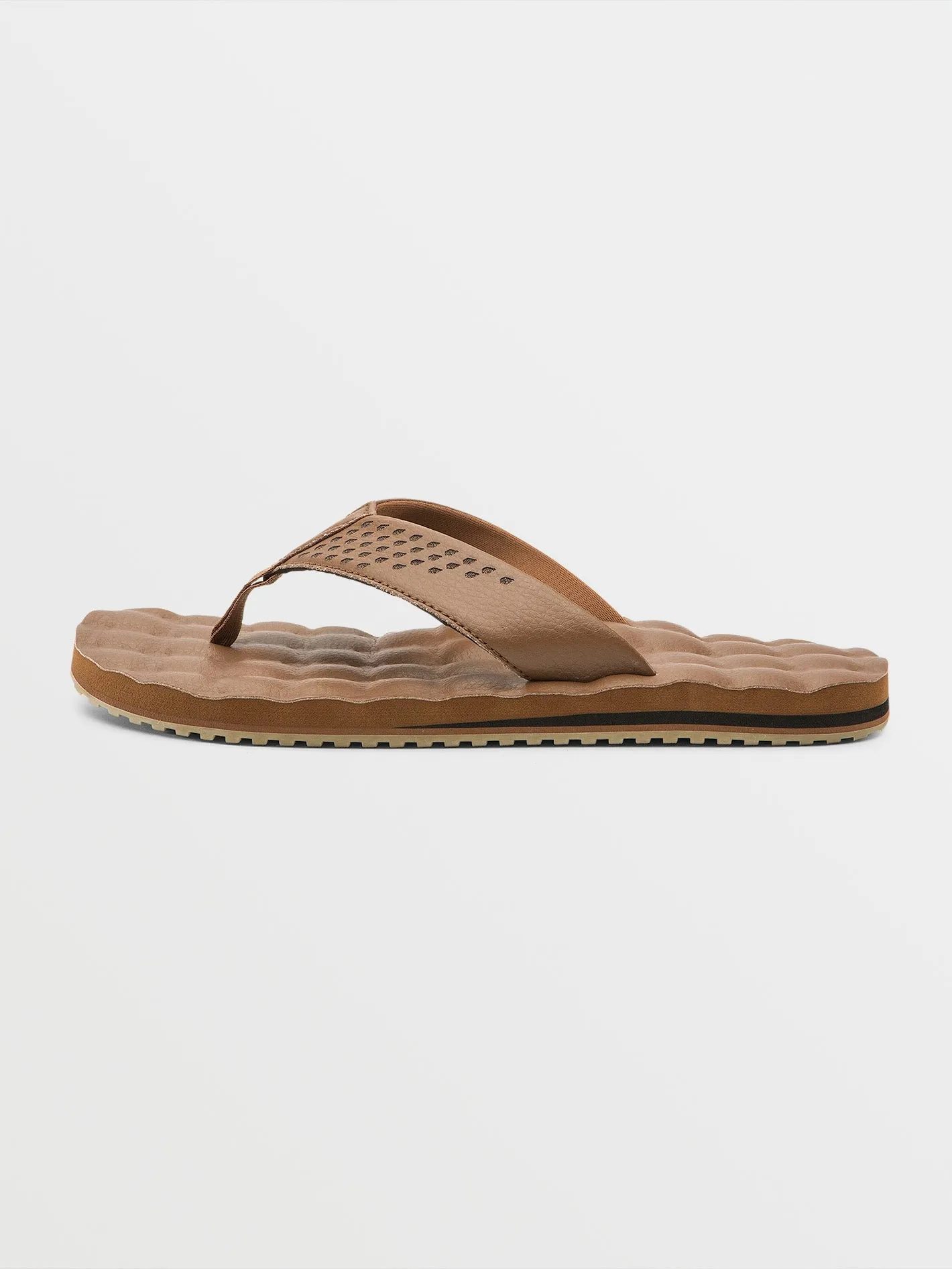 Recliner Leather Sandals - Brown sold by Volcom product image thumbnail 2