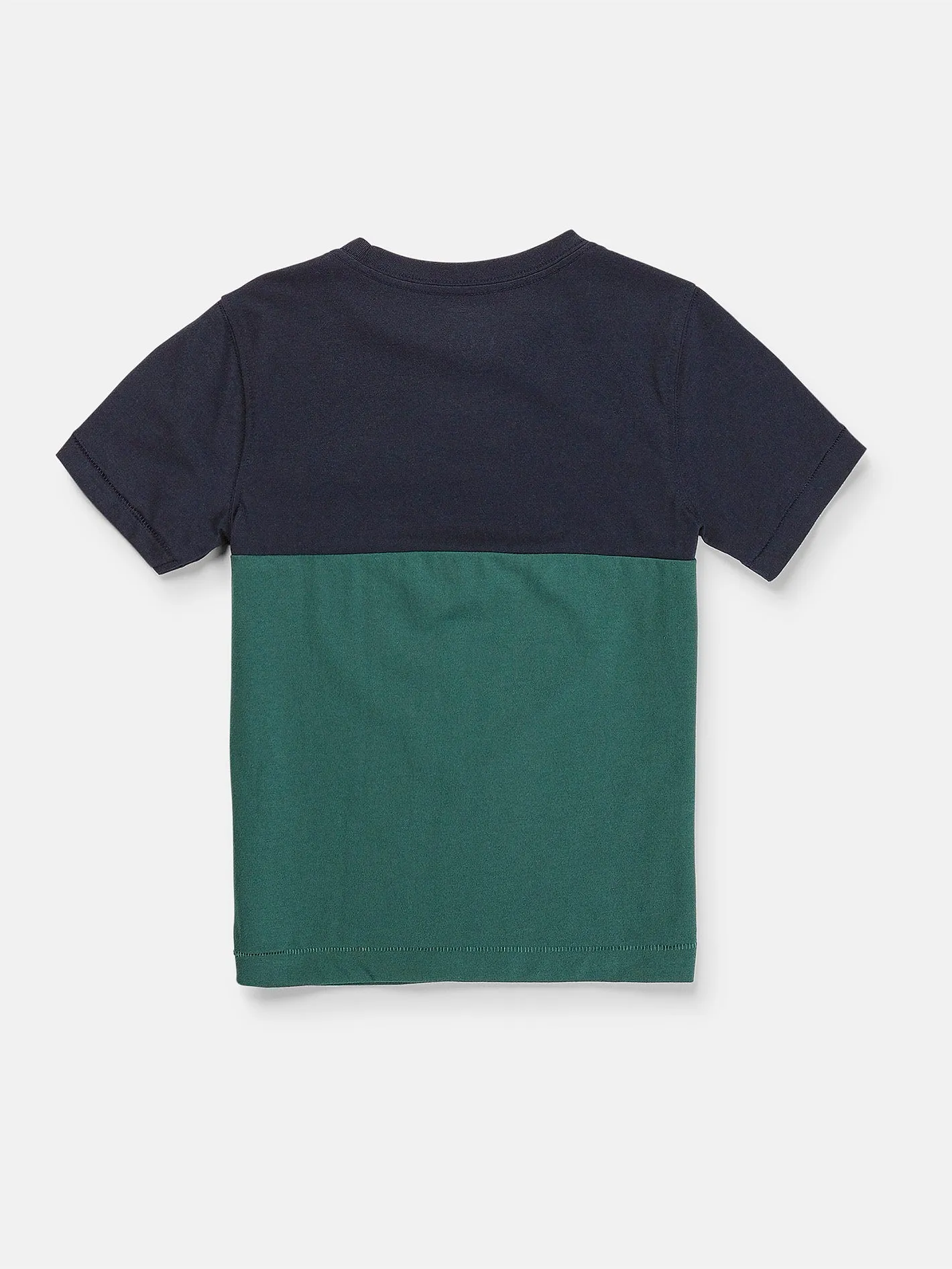 Little Boys Block Stone Crew Short Sleeve Tee - Navy sold by Volcom product image thumbnail 2