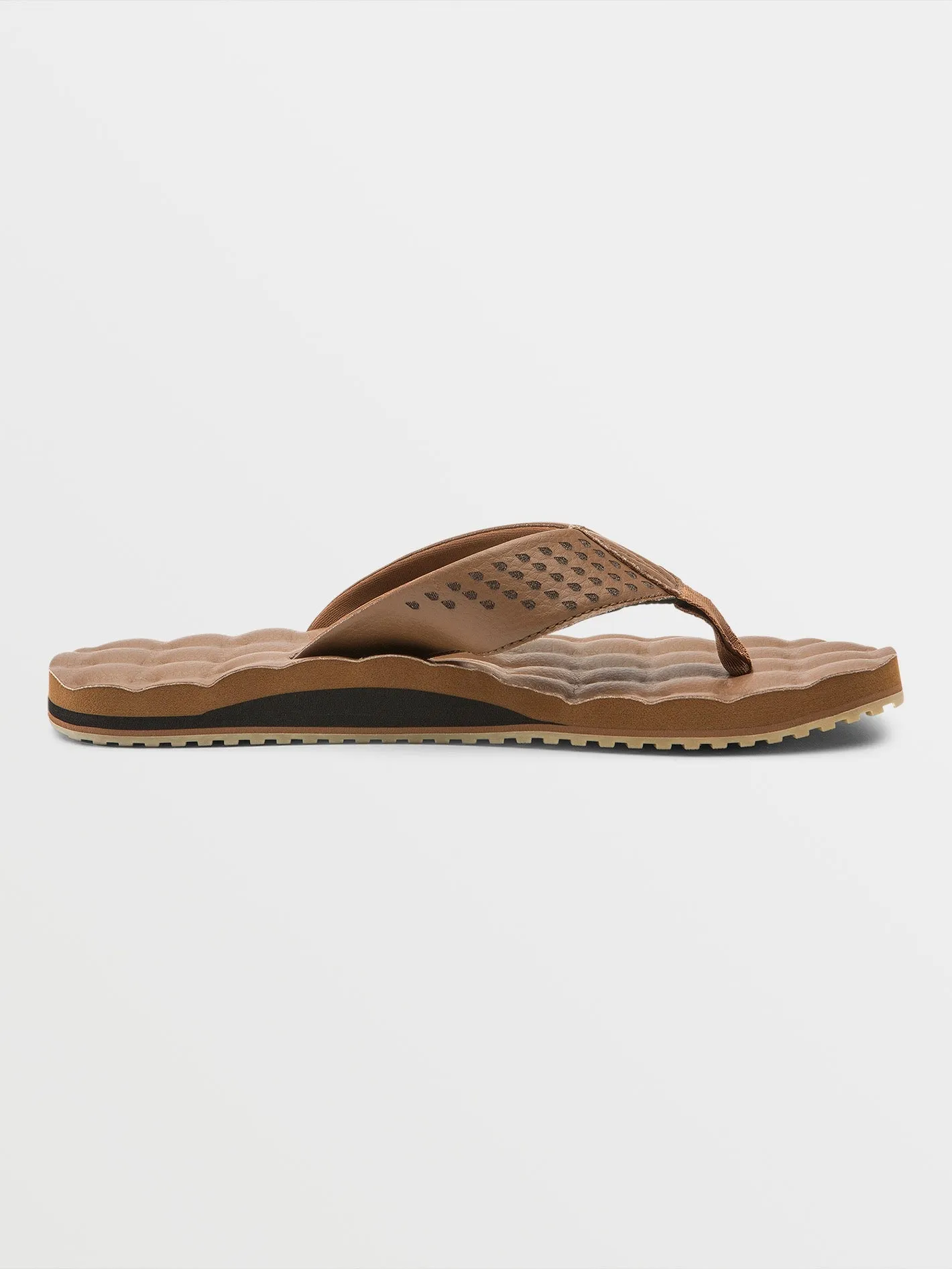 Recliner Leather Sandals - Brown sold by Volcom product image thumbnail 3