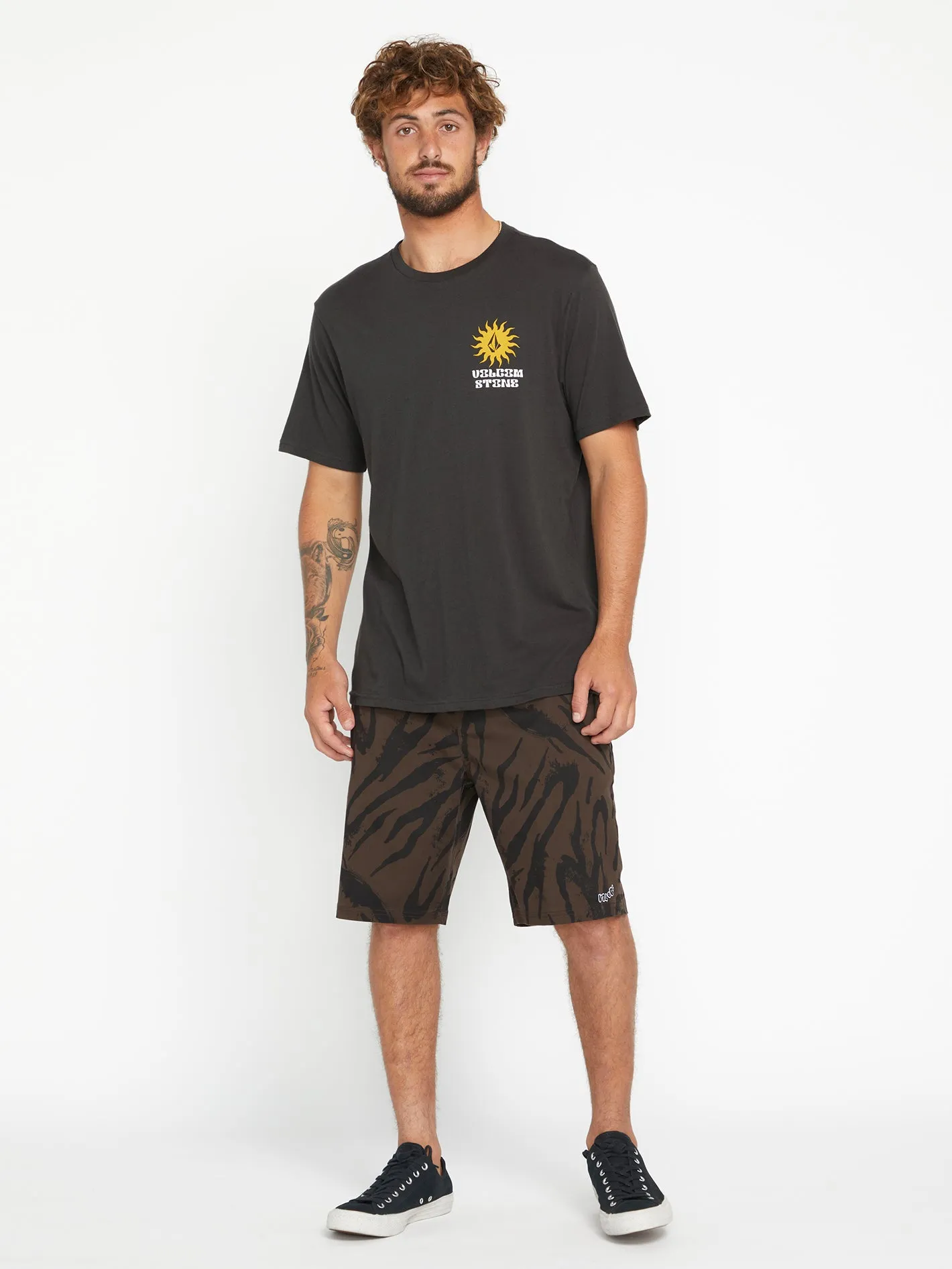Farm to Yarn Rayz Short Sleeve Tee - Vintage Black sold by Volcom
