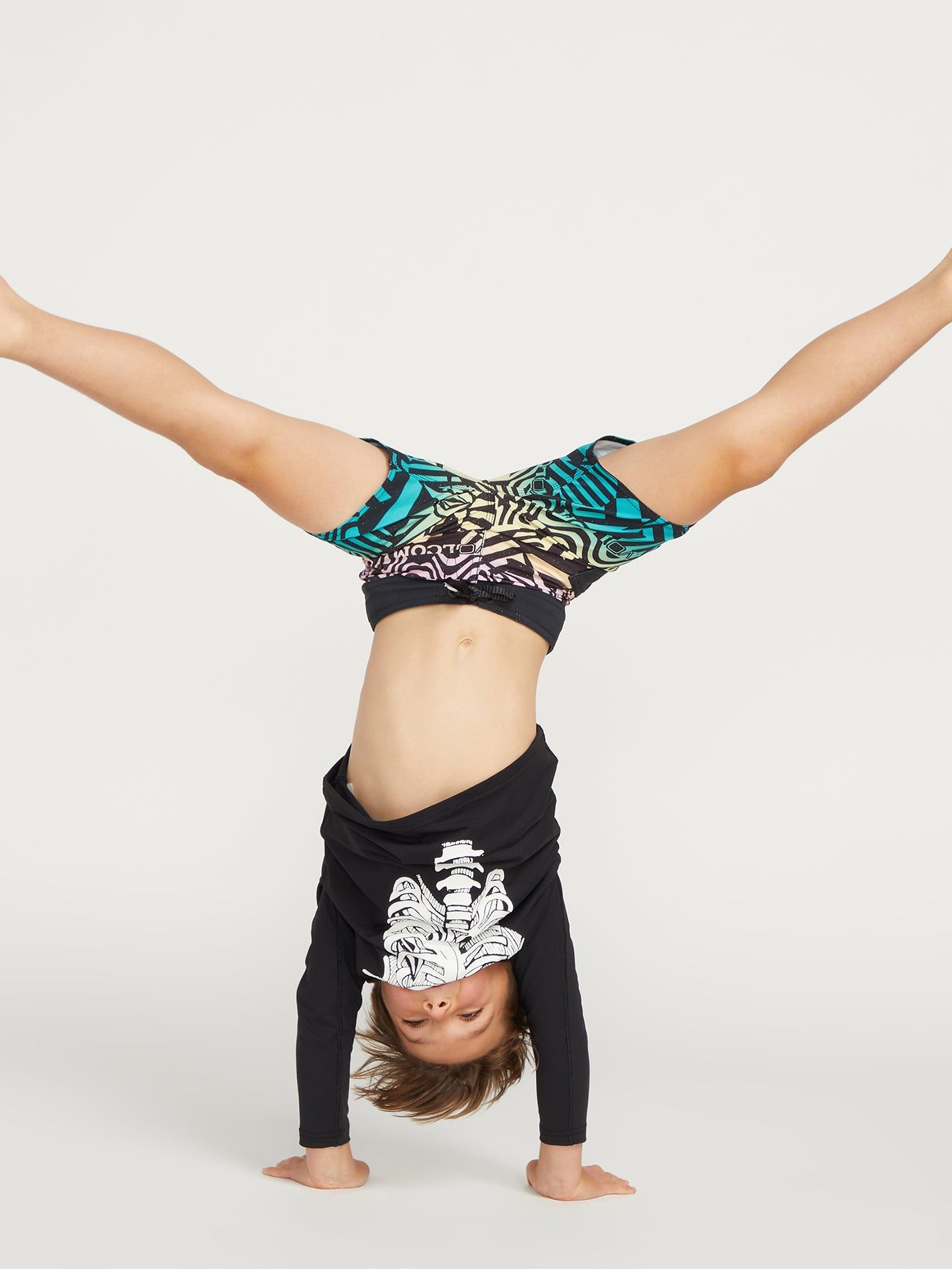 Little Boys Skeleton Long Sleeve Rashguard - Black sold by Volcom product image thumbnail 3