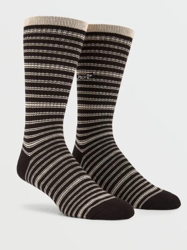 Stripes Socks - Black sold by Volcom