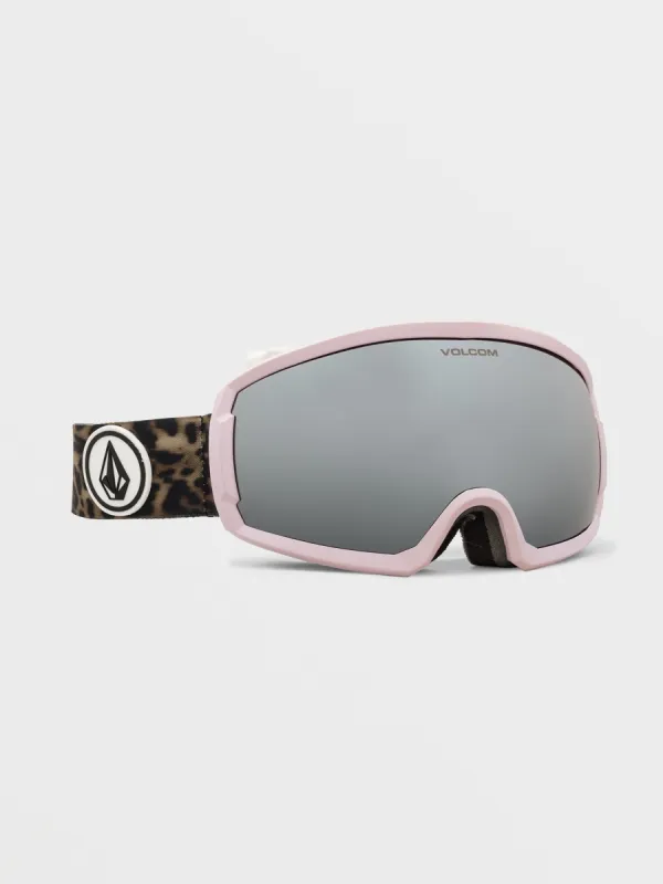 Migrations Goggle Pink Leopard - Silver Chrome sold by Volcom