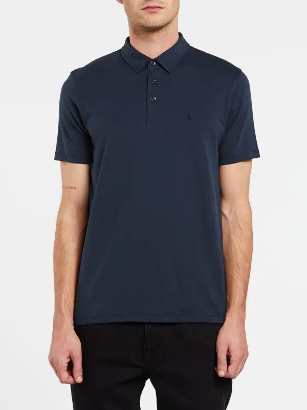 Wowzer Polo Short Sleeve - Navy sold by Volcom