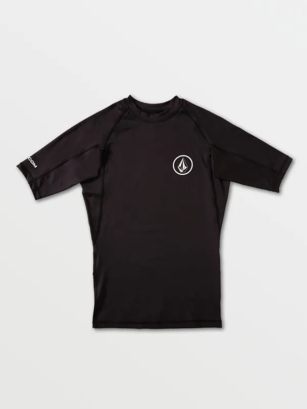 Lido Solid Short Sleeve - Black sold by Volcom