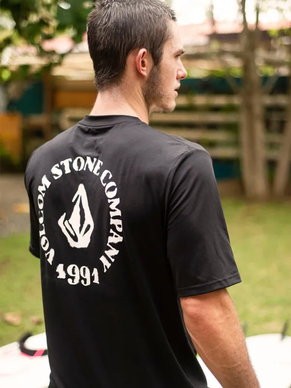 Spray Stone Short Sleeve - Black sold by Volcom