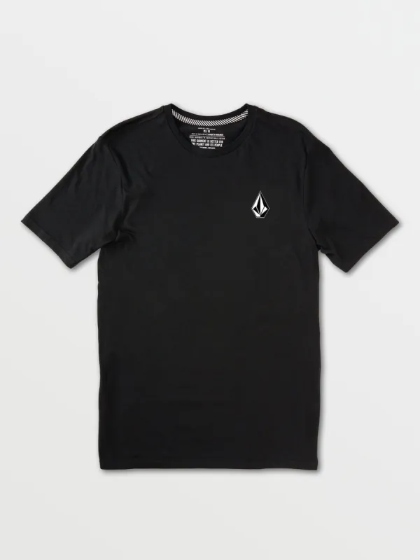 Iconic Stone Short Sleeve Tee - Black sold by Volcom