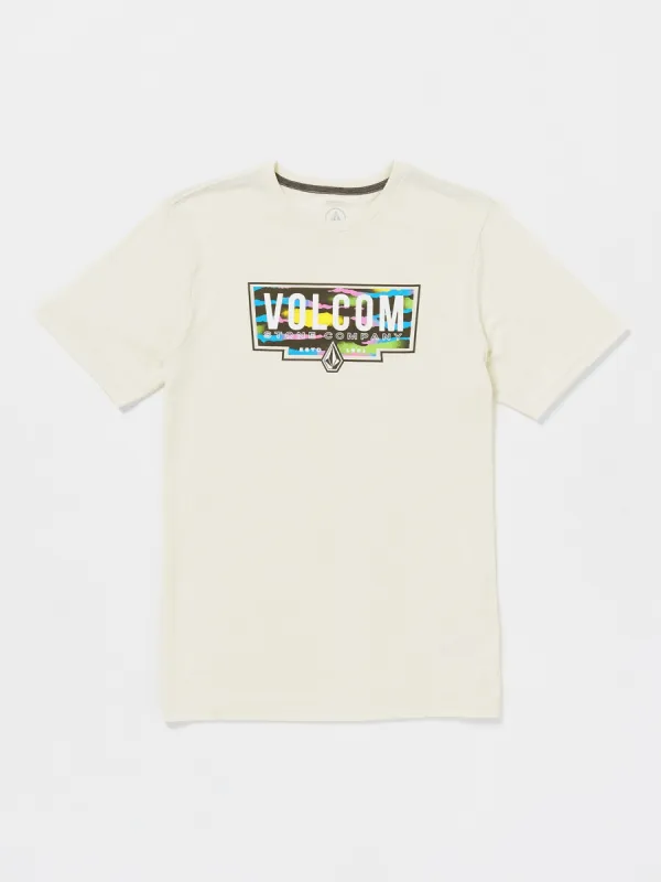 Fill Up Short Sleeve Tee - Off White Heather sold by Volcom
