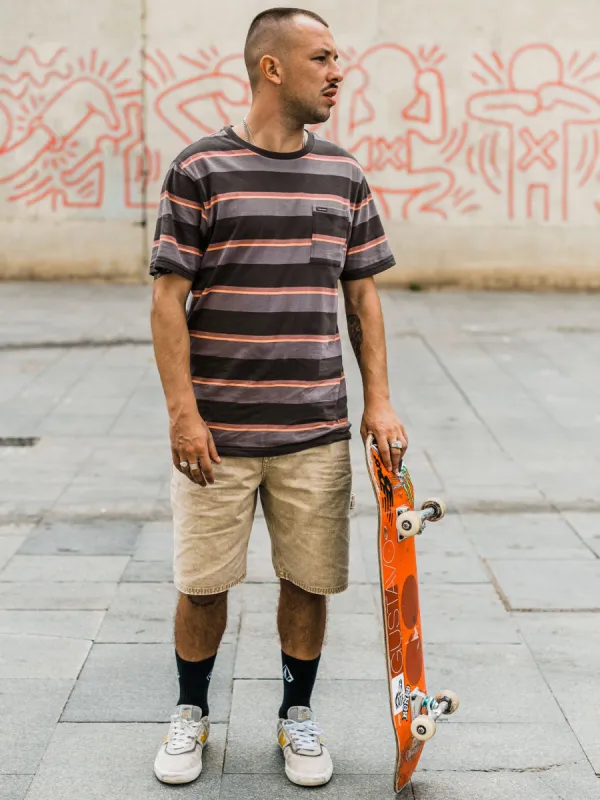 Boldstone Crew Short Sleeve Shirt - Black sold by Volcom