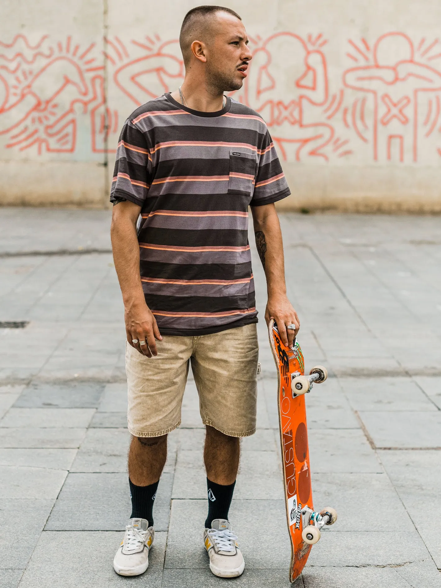 Boldstone Crew Short Sleeve Shirt - Black sold by Volcom