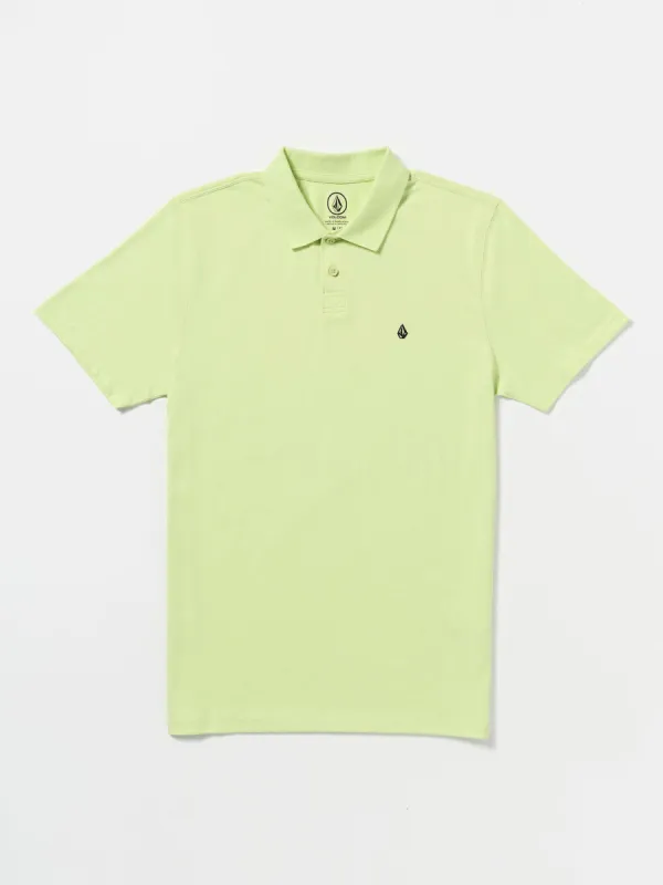 Middler Polo Short Sleeve Shirt - Citron sold by Volcom