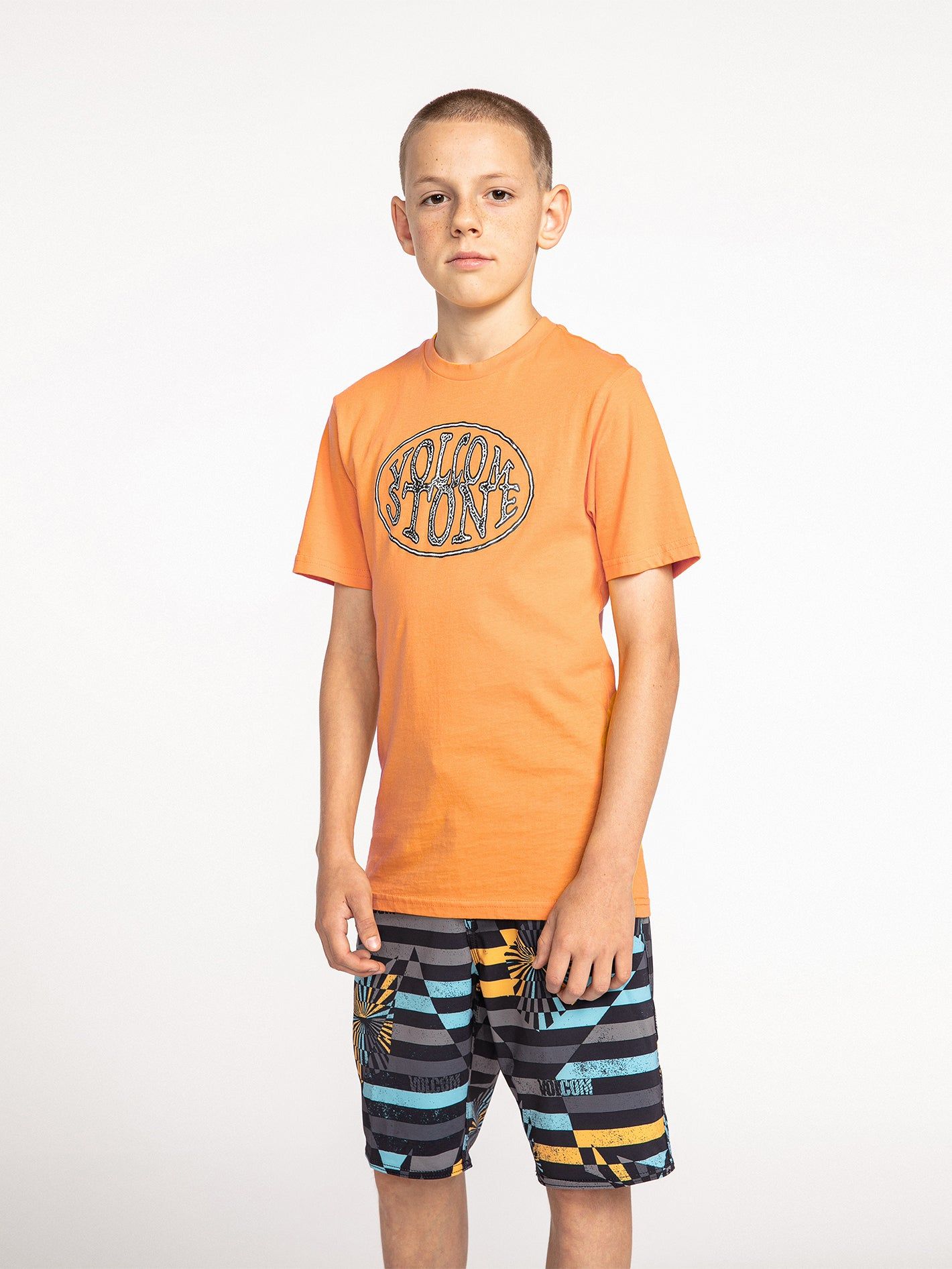 Big Boys Committer Short Sleeve Tee - Sunburst sold by Volcom
