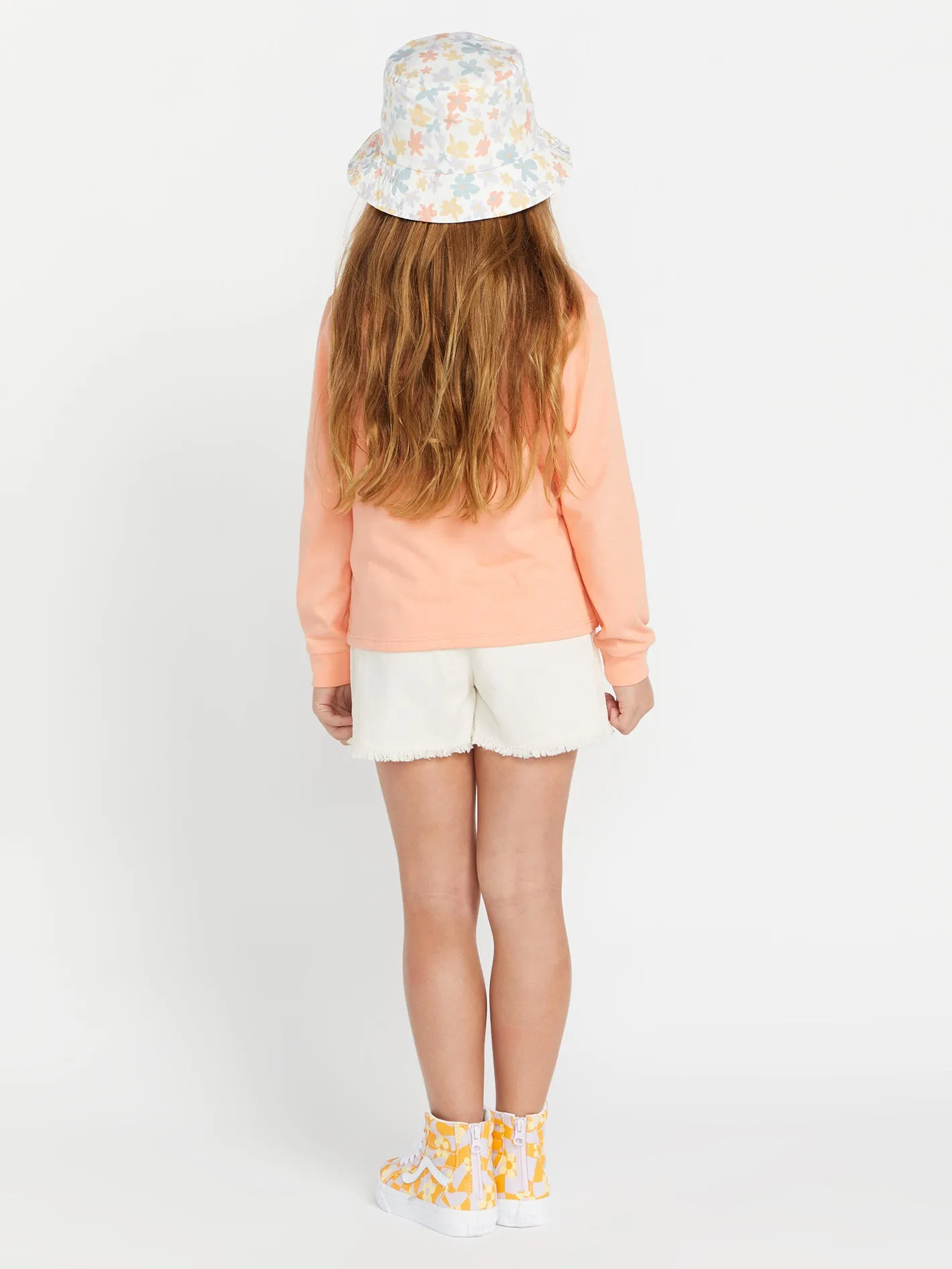 Girls Made From Stoke Long Sleeve Tee - Coral sold by Volcom product image thumbnail 2