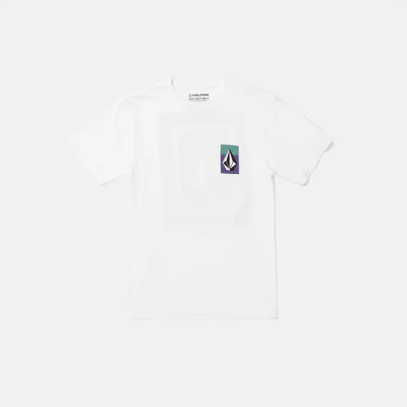 Little Boys Extract Short Sleeve Tee - White sold by Volcom