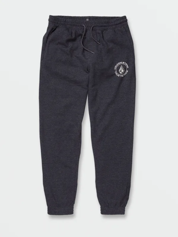 True To This Fleece Pants - Navy Heather sold by Volcom