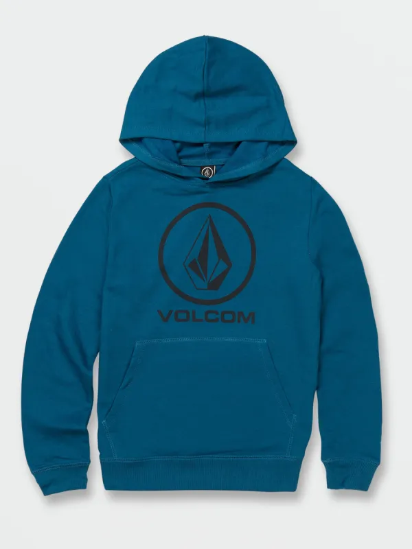 Big Boys Brass Tacks 1.5 Pullover Fleece Hoodie - Blue Sapphire sold by Volcom