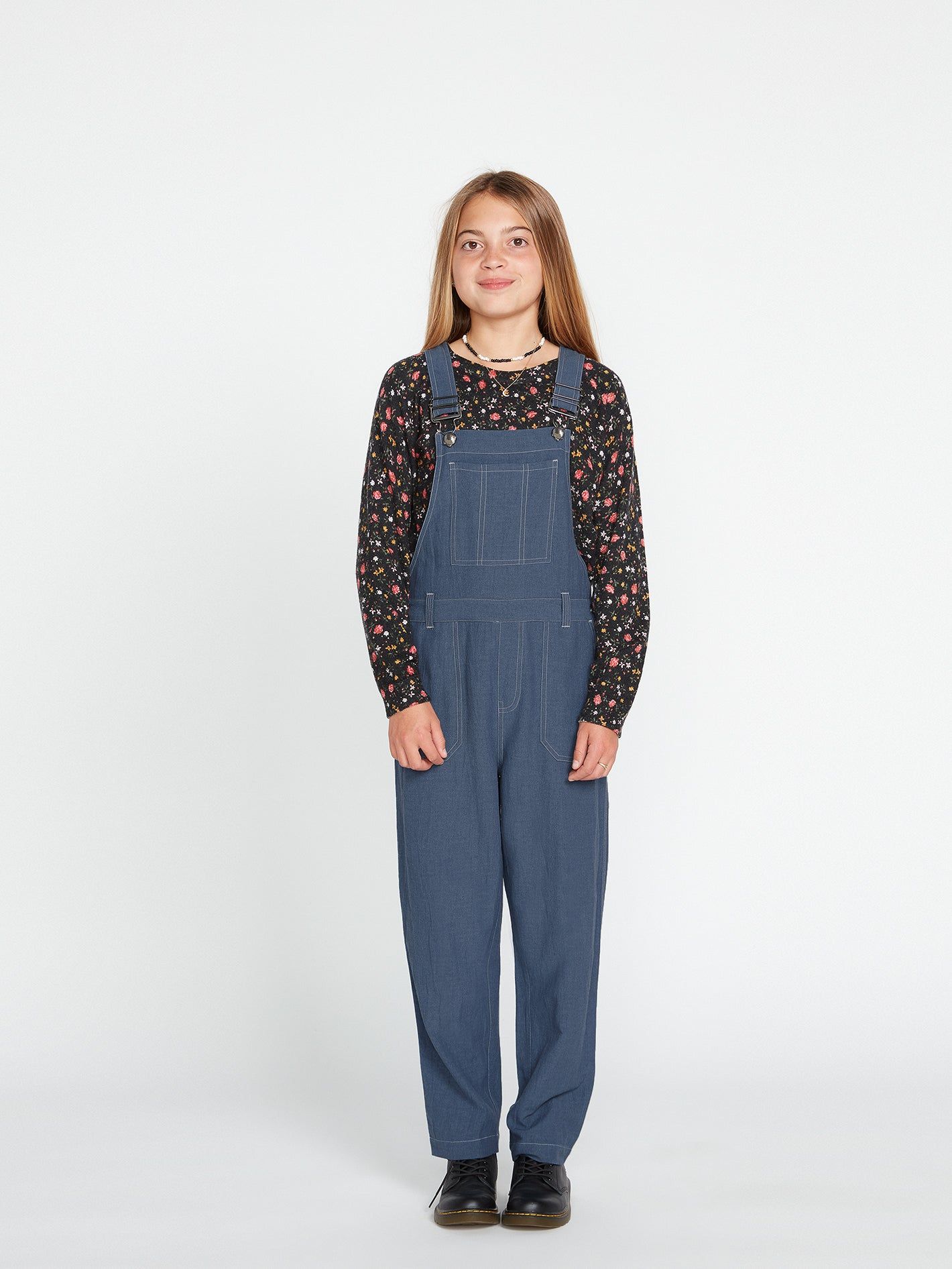 Girls Sunday Strut Overalls - Flight Blue sold by Volcom