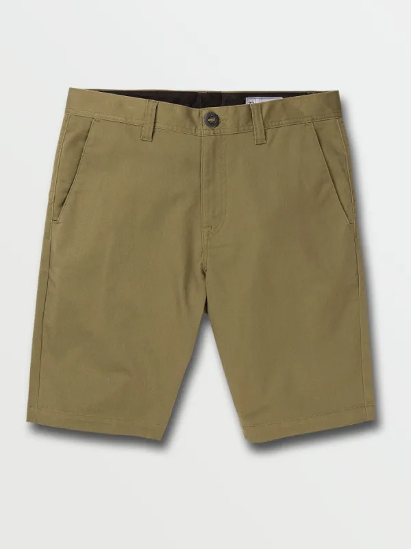 Frickin Modern Stretch Shorts - Martini Olive sold by Volcom