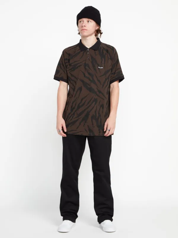 Ralphie Polo Short Sleeve Shirt - Tobacco made by Volcom