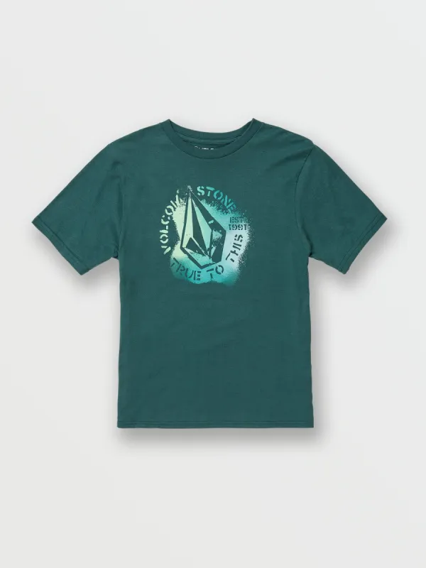 Little Boys Toy Short Sleeve Tee - Deep Teal sold by Volcom