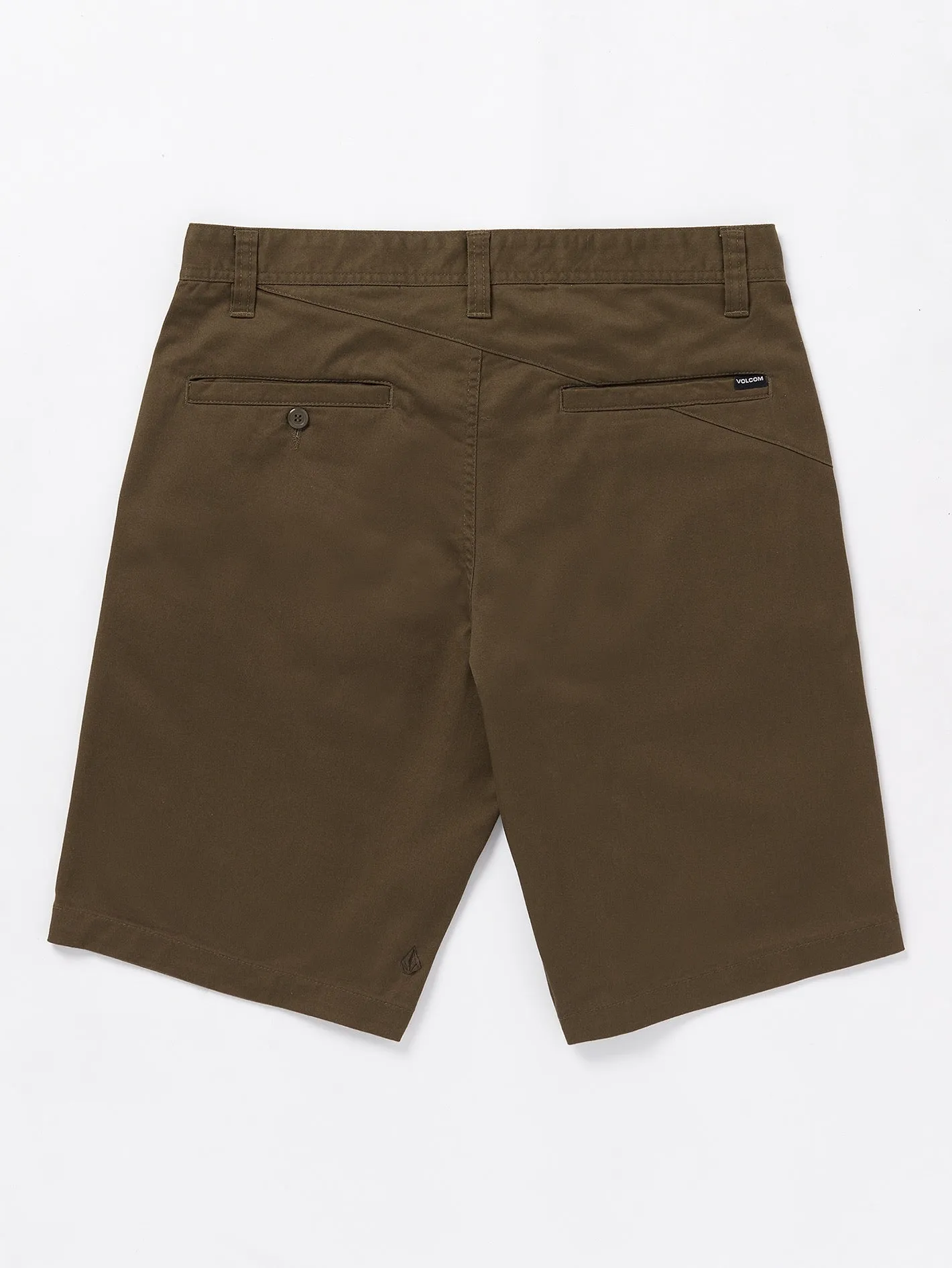 Frickin Modern Stretch Chino Shorts - Dark Earth sold by Volcom product image thumbnail 2