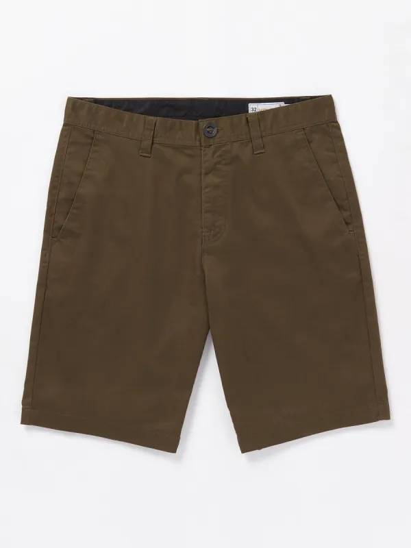 Frickin Modern Stretch Chino Shorts - Dark Earth sold by Volcom