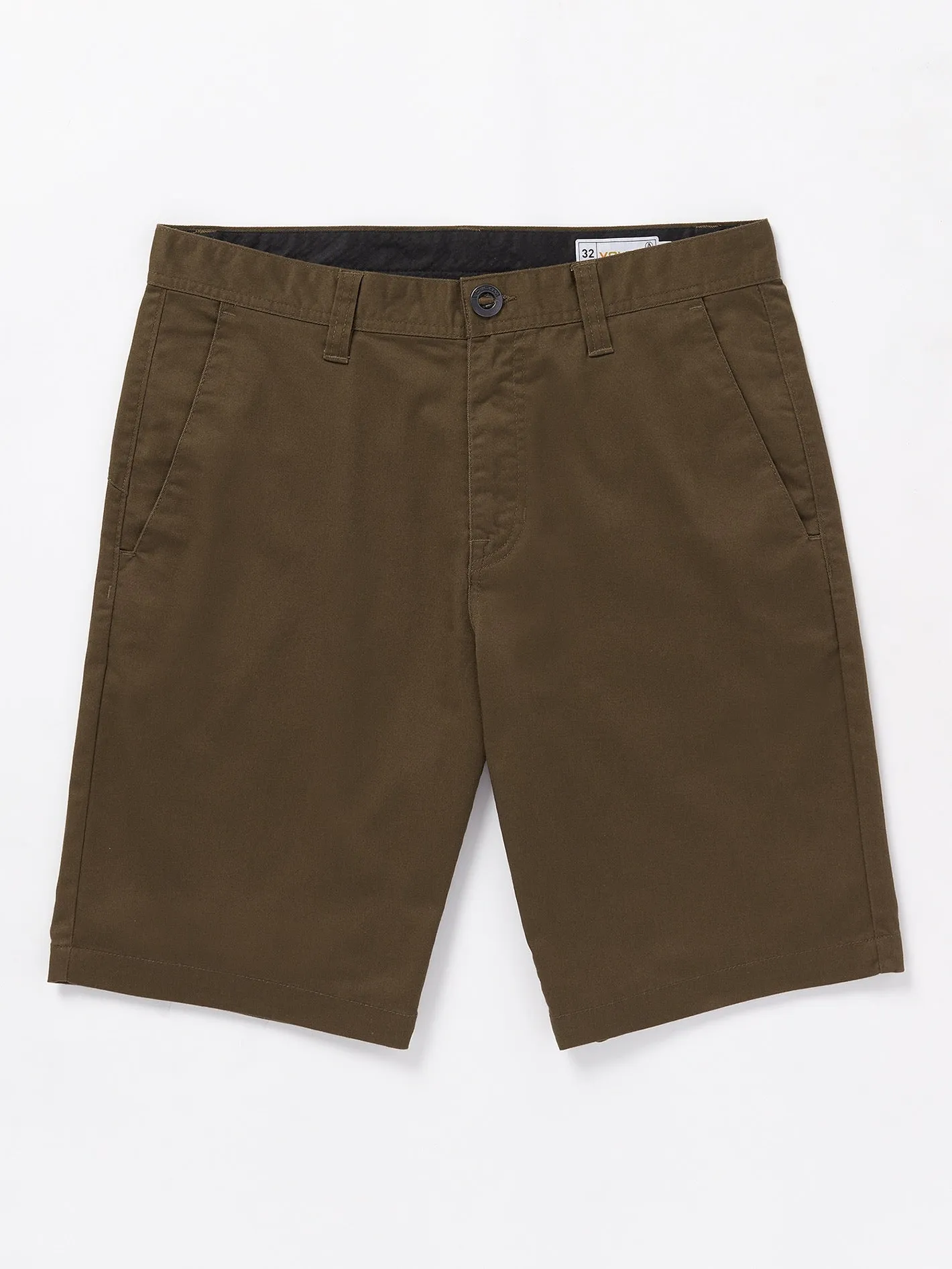 Frickin Modern Stretch Chino Shorts - Dark Earth sold by Volcom