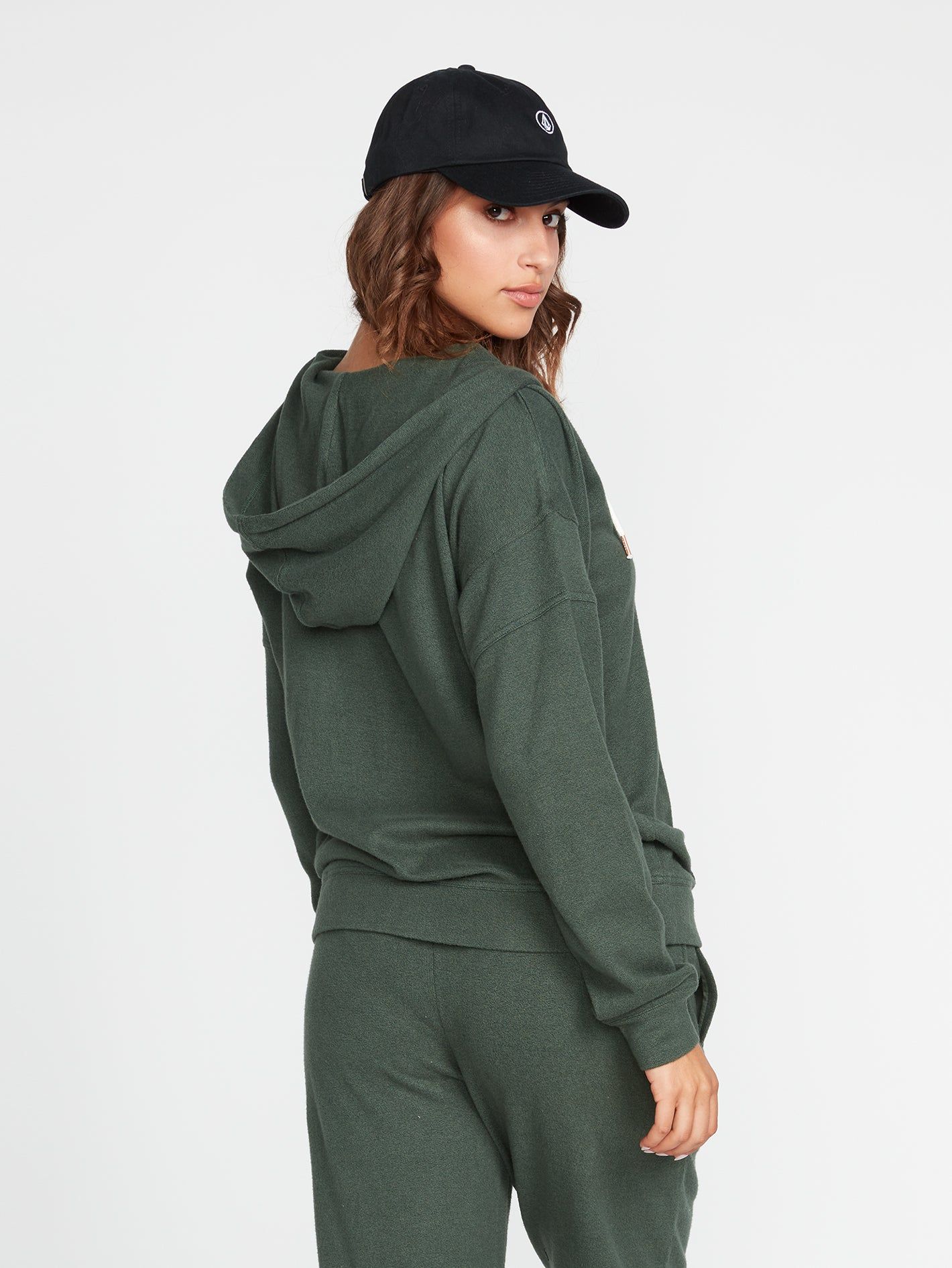 Lived In Lounge Zip Fleece - Dark Pine sold by Volcom product image thumbnail 2
