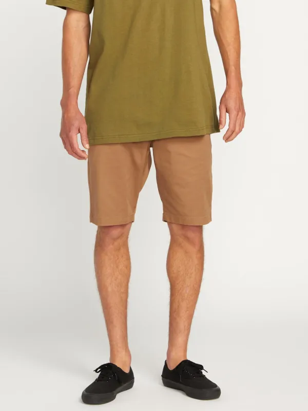 Frickin Modern Stretch Chino Shorts - Tobacco sold by Volcom