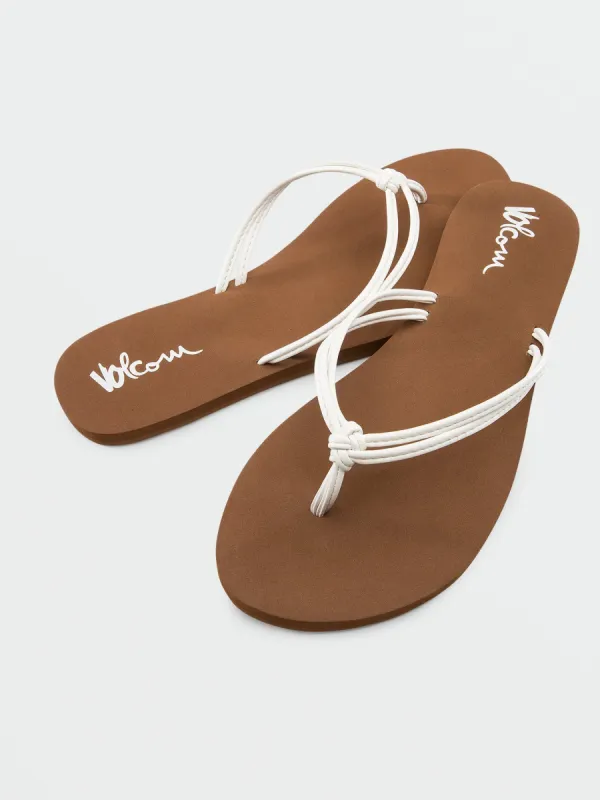 Forever And Ever Ii Sandals - White sold by Volcom