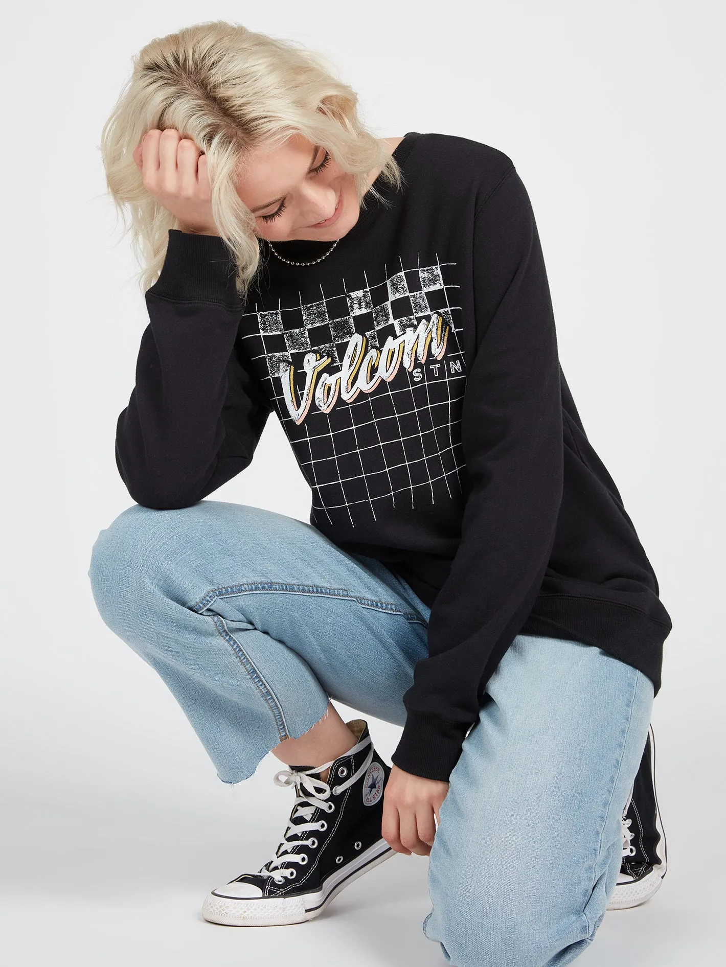 Truly Deal Sweatshirt - Black sold by Volcom product image thumbnail 3
